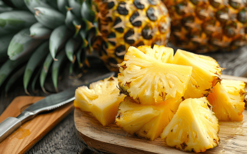 Hoe kun je het best een ananas snijden?