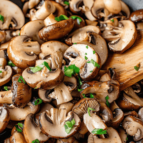 gebakken champignons