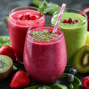 Wat zijn goede ingrediënten voor een gezonde smoothie?